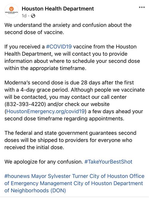 Health Department Info 